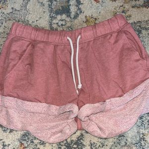 Womens divided sweatshorts